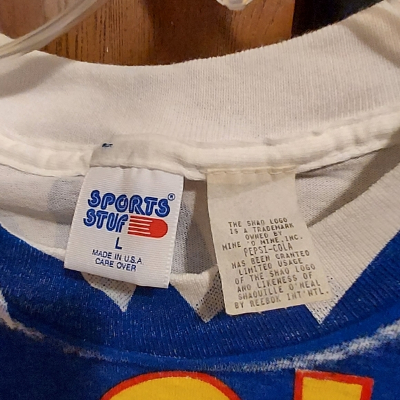 Vintage deadstock pepsi shaq shirt rare single stich - Picture 6 of 10
